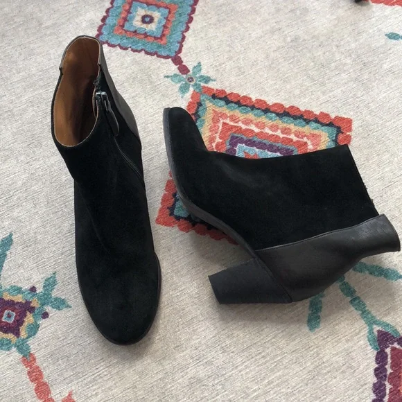 Delman Suede Ankle Boots - Picture 3 of 9